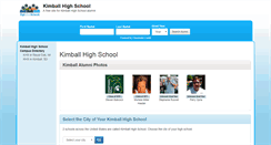 Desktop Screenshot of kimballhighschool.org