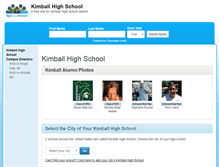 Tablet Screenshot of kimballhighschool.org
